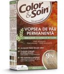 Color & Soin Vopsea de par fara amoniac, fara silicon, blond miere, 9N, Color&Soin