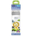 Chicco Wellbeing Biberon PP 250 ml, t. s, flux mediu, unisex, 2 luni+