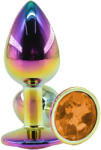 Guilty Toys Dop Anal Metalic, Large, Multicolor, Piatra Portocalie, Guilty Toys