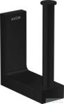 Hansgrohe AXOR UNIVERSAL RECTANGULAR pót wc papír tartó, matt fekete 42654670 (42654670)