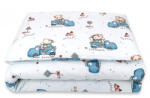  Baby Shop ágynemű huzat 90*120 cm - Kék Dinó Autó