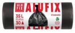 Alufix Saci menajeri 35 L 53 x 60 cm HDPE negri 30 buc/rola (ALUMS3530U)