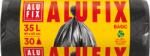 Alufix Saci menajeri 35 L 49 x 60 cm HDPE negri Economy 30 buc/rola (ALUXMS3530)