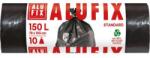 Alufix Saci menajeri 150 L 78 x 105 cm A3 LDPE negri 10 buc/rola (ALUMS150UN)