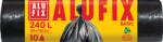 Alufix Saci menajeri 240 L 100 x 125 cm HDPE negri Economy 10 buc/rola (ALUXMS2401)