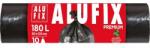 Alufix Saci menajeri 180 L 80 x 120 cm LDPE negri 10 buc/rola (ALUMS180UN)