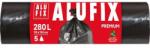 Alufix Saci menajeri 280 L 115 x 135 cm LDPE negri 5 buc/rola (ALUMS280UN)
