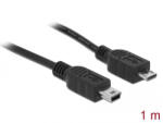 Delock USB micro B - USB mini kábel, 1m [83177]