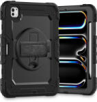 Tech-Protect Калъф с Дръжка за iPad Pro 11 2025-2024, Tech-Protect Solid360 Case, Черен (5906302308521)
