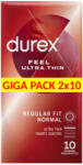 Durex - prezervative ultra subțiri - senzație naturală - 2x10 bucăți (5997321776842)