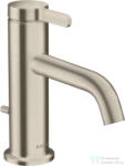 Hansgrohe AXOR ONE 70 mosdó csaptelep automata leeresztővel, szálcsiszolt nikkel 48000820 (48000820)