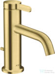 Hansgrohe AXOR ONE 70 mosdó csaptelep automata leeresztővel, szálcsiszolt sárgaréz hatású 48000950 (48000950)