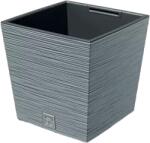  Furu szögletes kaspó - beton, 24 cm