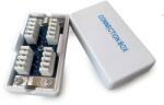 Gembird RJ45/RJ45 in-line coupler cat. 6, LSA (Krone), FTP, shielded, silver (NCA-LSAS6-01) (NCA-LSAS6-01)