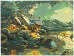 Craft Buddy Set pictură pe numere Craft Buddy - Lumina lunii de Crăciun (CBPBN-TK3040-53)
