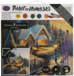 Craft Buddy Set pictură pe numere Craft Buddy - Revenirea acasă de Crăciun (CBPBN-TK3030-65)