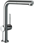 Hansgrohe Talis M54, karos konyhai csaptelep 270, Eco, kihúzható kifolyó, 1jet, króm, HAN-72845000 (HAN-72845000)