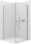 Cerano Porte, 1 szárnyas zuhanykabin 100x80 cm, 8mm átlátszó üveg, króm profil, CER-CER-413516 (CER-CER-413516)