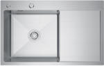 Erga HD, 1 kamrás acél mosogató 780x490x210 mm, bal, acél, ERG-MLS-HD7849L (ERG-MLS-HD7849L)