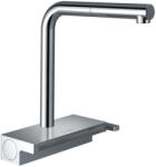 Hansgrohe Aquno Select M81, karos konyhai csaptelep 250, kihúzható kifolyó, 2jet, króm, HAN-73836000 (HAN-73836000)