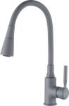 INVENA Hula, magas mosogató csaptelep 2 funkciós, szürke, INV-BZ-85-P05-L (INV-BZ-85-P05-L)