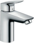 Hansgrohe Logis, karos mosdócsaptelep 100 fémhulladék készlettel húzórúddal, króm, HAN-71171000 (HAN-71171000)