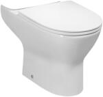 SAPHO Bruckner Dario vario kifolyású Rimless álló kerámia WC, fehér 201.401. 4 (201.401.4)