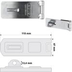 ABUS 200/115 lakatpánt (10032392-01)