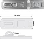 ABUS 100/100 DG lakatpánt (10033702-01)