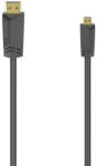 Hama 205016 FIC TL High Speed ethernettel Micro HDMI 1, 5 m kábel (00205016) - haztartasibolt