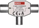 EMOS J0197 EU 2491/D193 ferrites háromágú antenna közösítő (J0197) - haztartasibolt