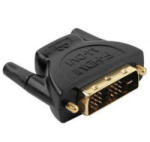 AudioQuest HDM/DVIF2M HDMI Type A aljzat - DVI dugó aranyozott csatlakozós adapter (HDM/DVIF2M) - haztartasibolt