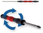  Mosólándzsa Easyturn forgó betéttel 700mm/430mm (fekete-piros)