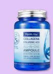 Farm Stay Serum facial cu fiolă Collagen&Hyaluronic Acid All-In-One Ampoule - 250 ml