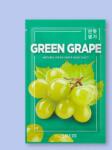 The Saem Mască de față din țesut Natural Green Grape Mask Sheet - 21 ml / 1 buc Masca de fata