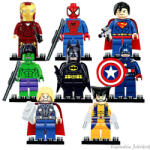Rongdeng Bao Technology Co. , Ltd 8 db-os szuperhős mini figura szett
