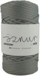  Polyester Sznur 5 mm lapos - 86 szürke (8605)