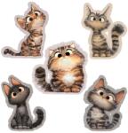  Nyomtatott dekorkarton - Macska szett 5db/csomag - kosarbolt