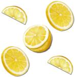  Nyomtatott dekorkarton- citrom csomag 5db/csomag