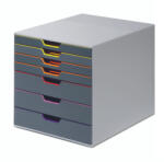 DURABLE Suport documente birou 7 sertare, DURABLE Varicolor