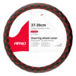 AMIO Husa volan Red Seam, SWC-40-M (37-39cm) (AVX-AM02813) - vagauto