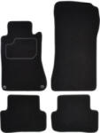 MAMMOOTH Set 4 covorase auto MAMMOOTH, Velur, pentru MERCEDES C (W203) 2000-2007 SALOON, Negru (MMTA041MER115PRM01)