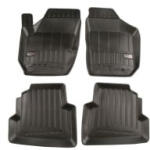 FroGum Set 4 covorase auto tip tavita Frogum, Cauciuc, pentru SKODA FABIA II 12.06-12.14 HATCHBACK/STATION WAGON, Negru (FRG3D407220)