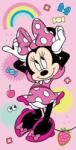 Disney Prosop de plaja din bumbac, 140 x 70 cm cu imprimeu Minnie Mouse Prosop
