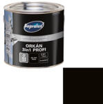Supralux Orkán 3in1 Profi zománcfesték fémre, selyemfényű RAL 9005 fekete 2, 5 l (5615636)