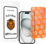 Tel Protect iPhone 15/15 Pro Tel Protect Flexible Hybrid kijelzővédő üvegfólia