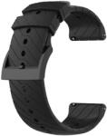 Ricardo Curea din silicon Ricardo 24mm (pentru Suunto), negru, eliberare rapidă