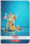 Herlitz Caiet Herlitz A4, 60 file, 70g/mp, Dictando, Motiv cupcakes (9495170)