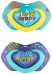 Canpol Babies Canpol Bebeluși Manechin simetric din silicon Neon Love 6-18m 2pcs Băiat