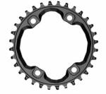Absolute Black kerek MTB első lánckerék 34T, XT M8000, MT700, 4x96 mm, 1x9-12s, narrow-wide, alumínium, fekete